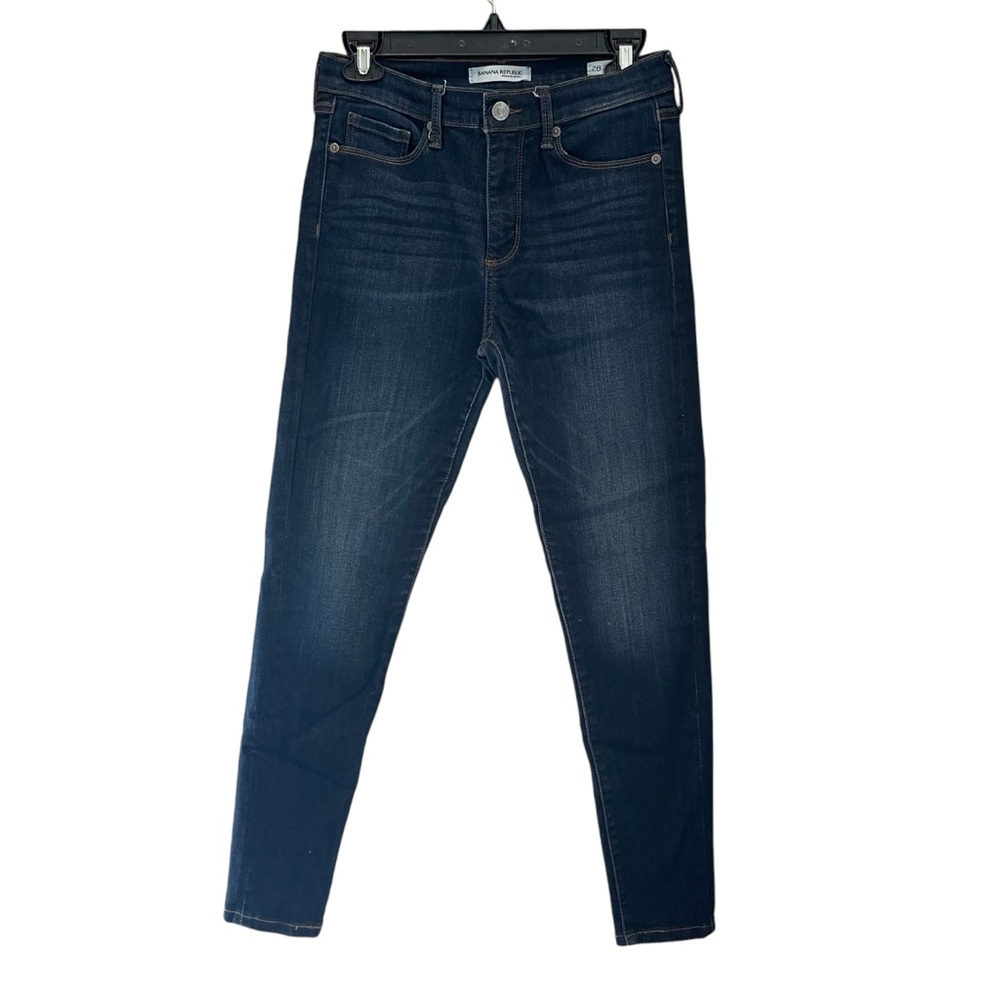 Banana Republic High Rise Skinny Ankle Lou Jeans in medium wash - size 28